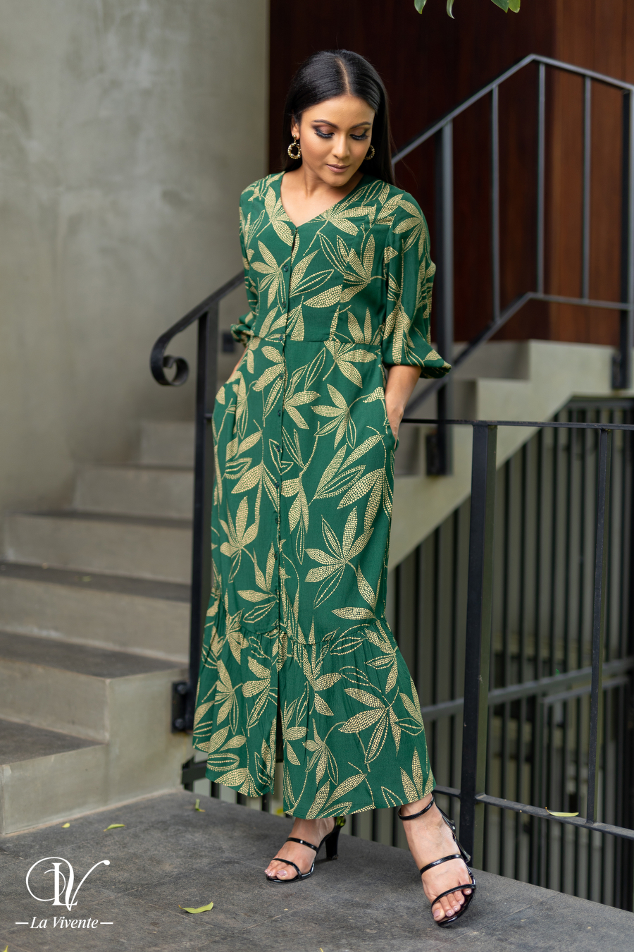 Open-Front Maxi Dress – Nisaa Boutique |