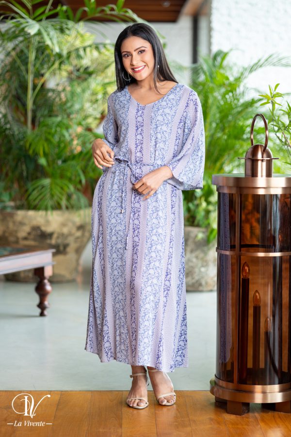 Printed Maxi Dress - Image 3