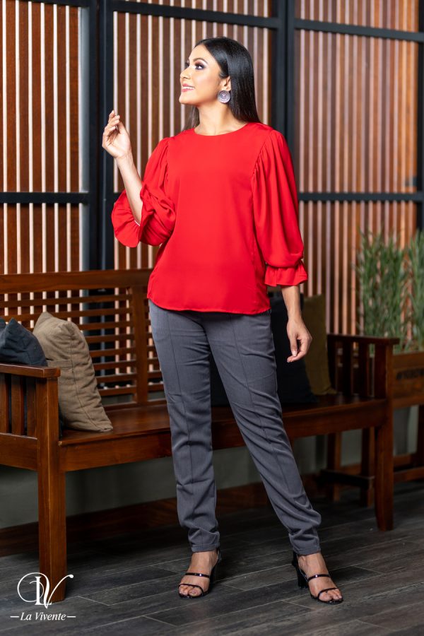 Red Office top - Image 3