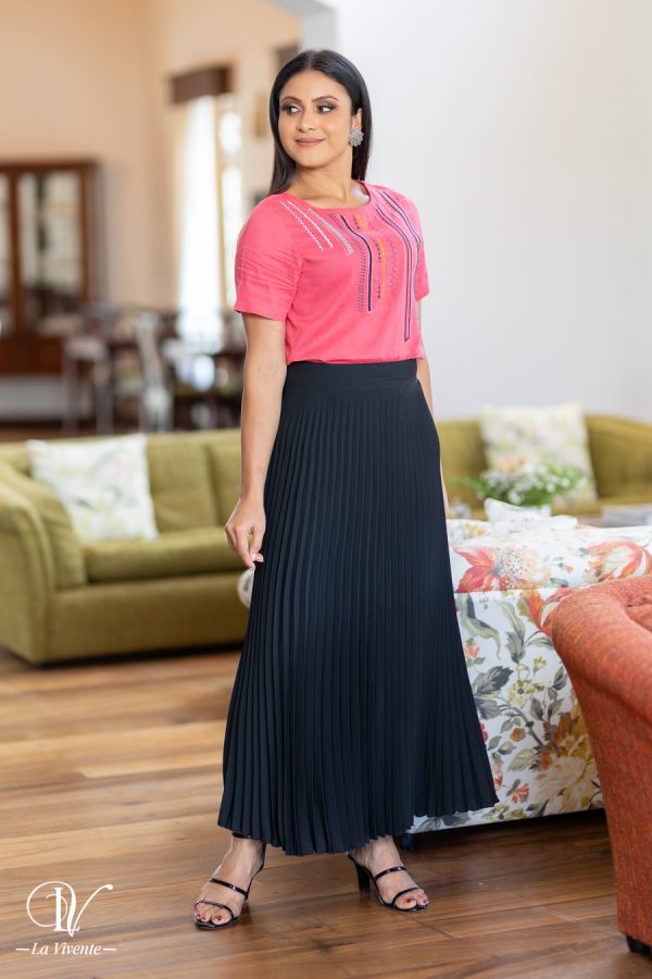Pleated skirt