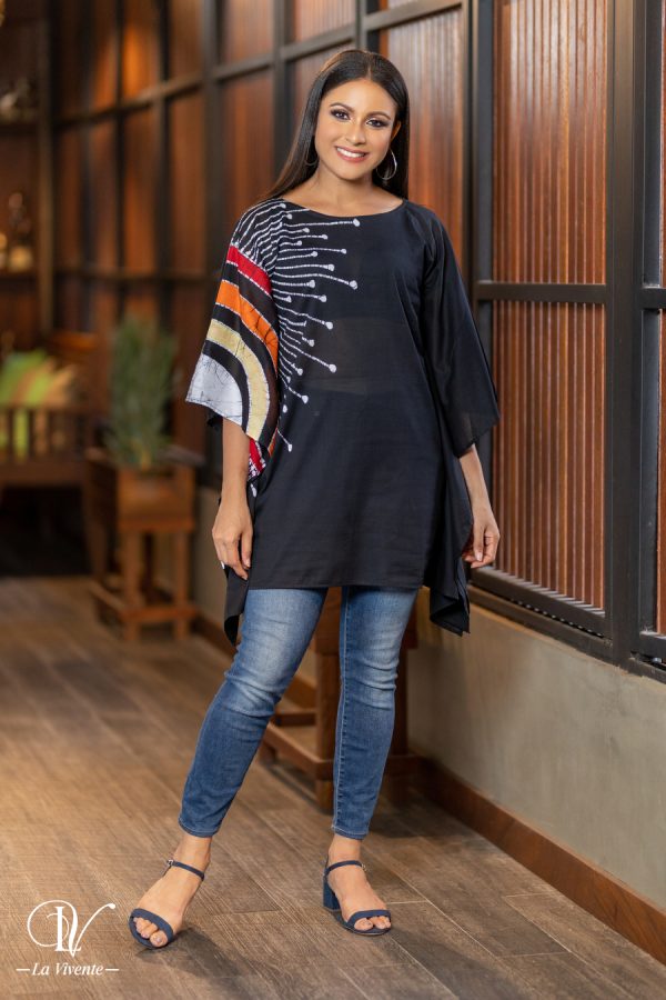 Batik Poncho Top - Image 4