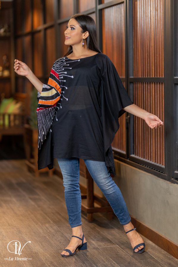 Batik Poncho Top - Image 3