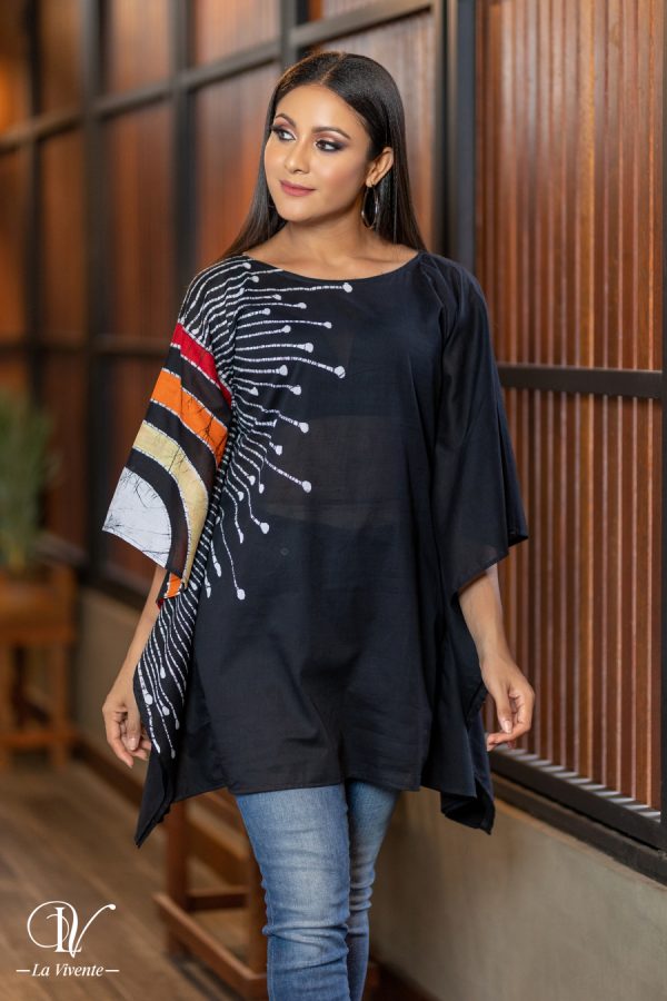 Batik Poncho Top - Image 2