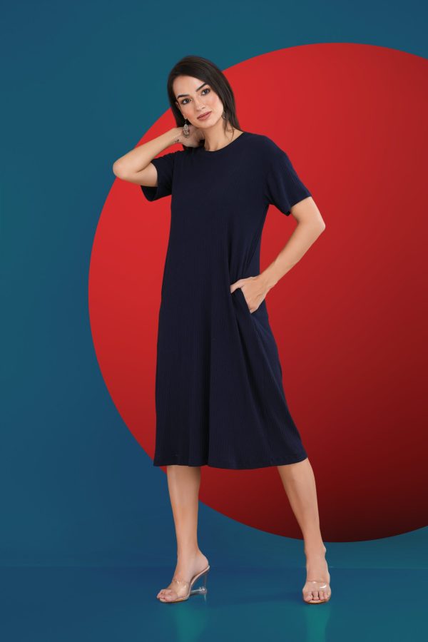 Drop Shoulder T-Shirt Dress - Image 2
