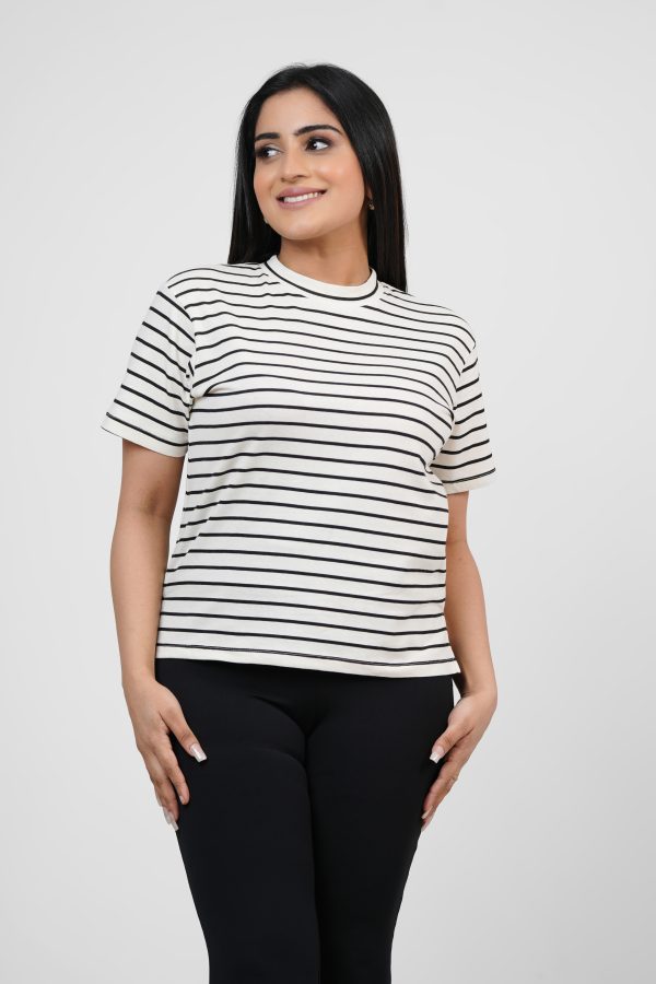 Stripe print T-shirt - Image 5