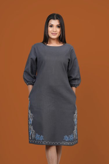 Embroidered Short Dress