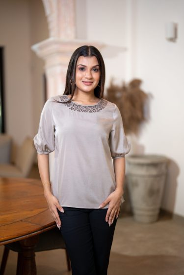 Embroidery Detail Blouse