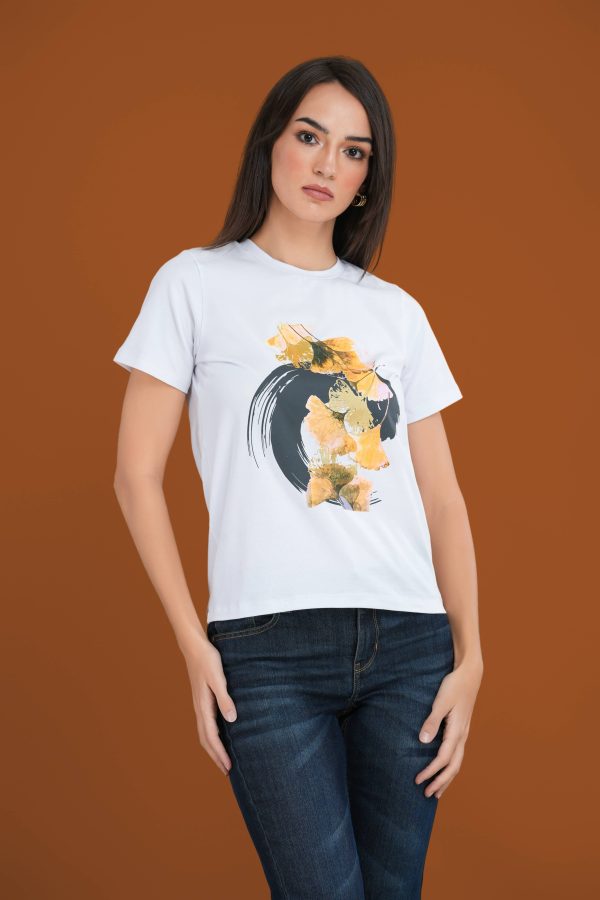 Floral Printed T-Shirt - Image 3