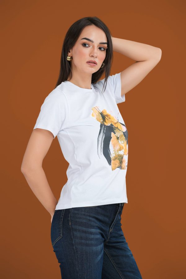 Floral Printed T-Shirt - Image 4