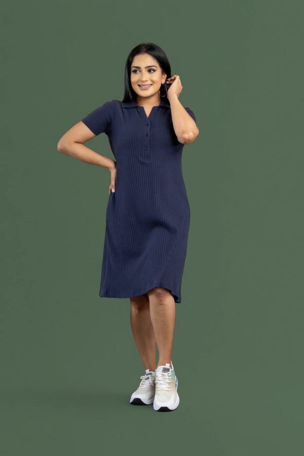 Short Rib Polo Dress - Image 4