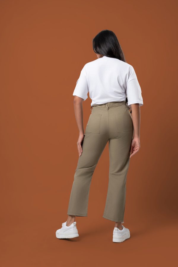 Patch Pocket Detail Casual Pants - Image 5