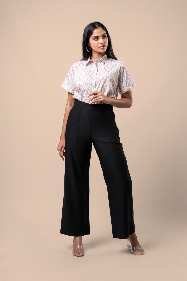 Patch Pocket Detail Pants - Image 3