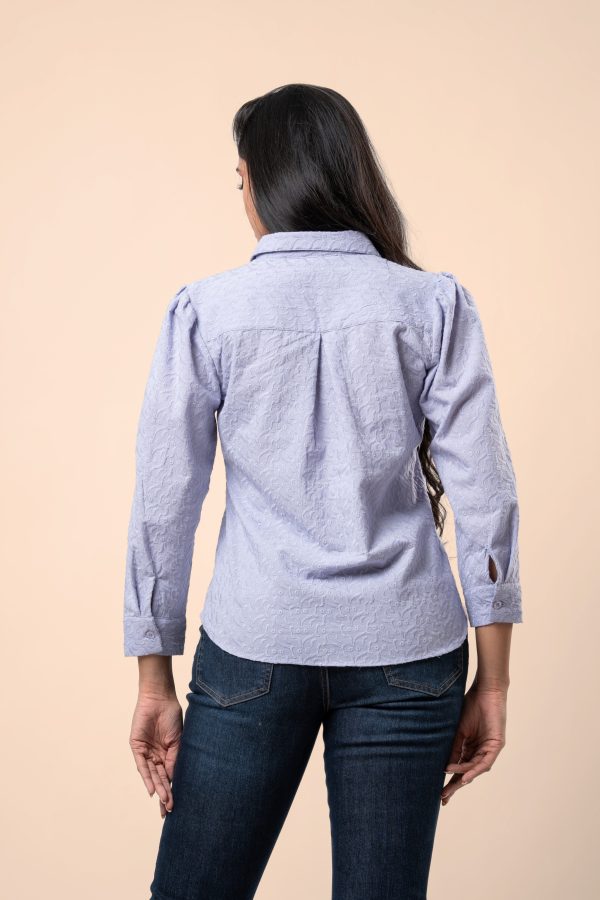 Button-Down Shirt Blouse - Image 5
