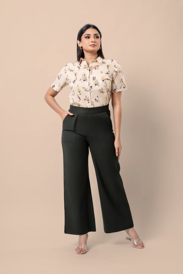 Patch Pocket Detail Pants - Image 2