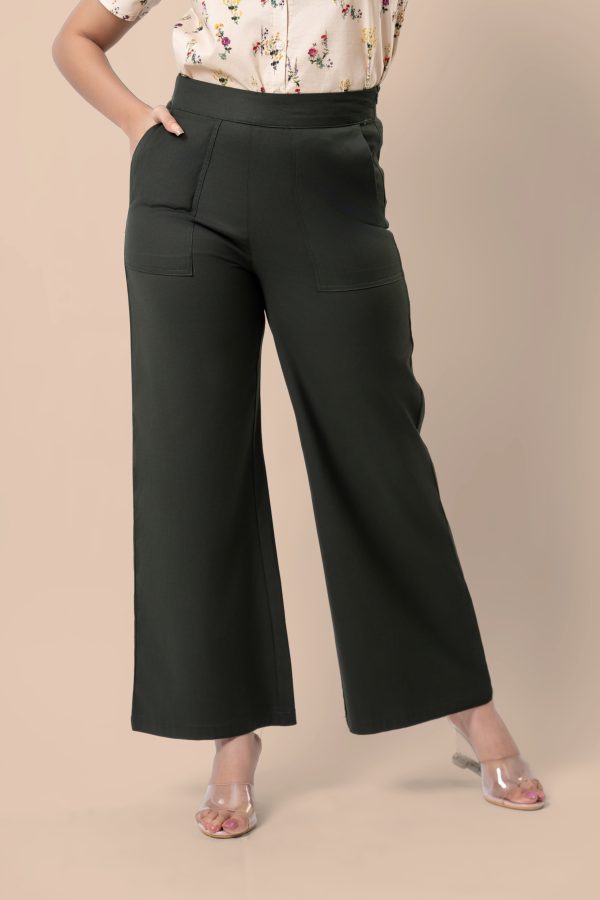 Patch Pocket Detail Pants - Image 4