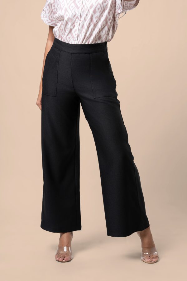 Patch Pocket Detail Pants