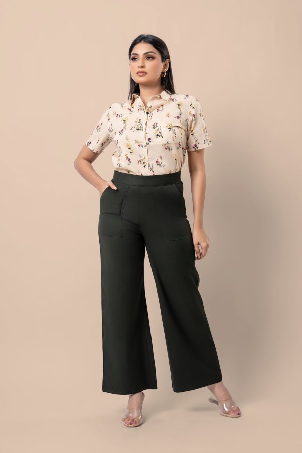 Patch Pocket Detail Pants - Image 3