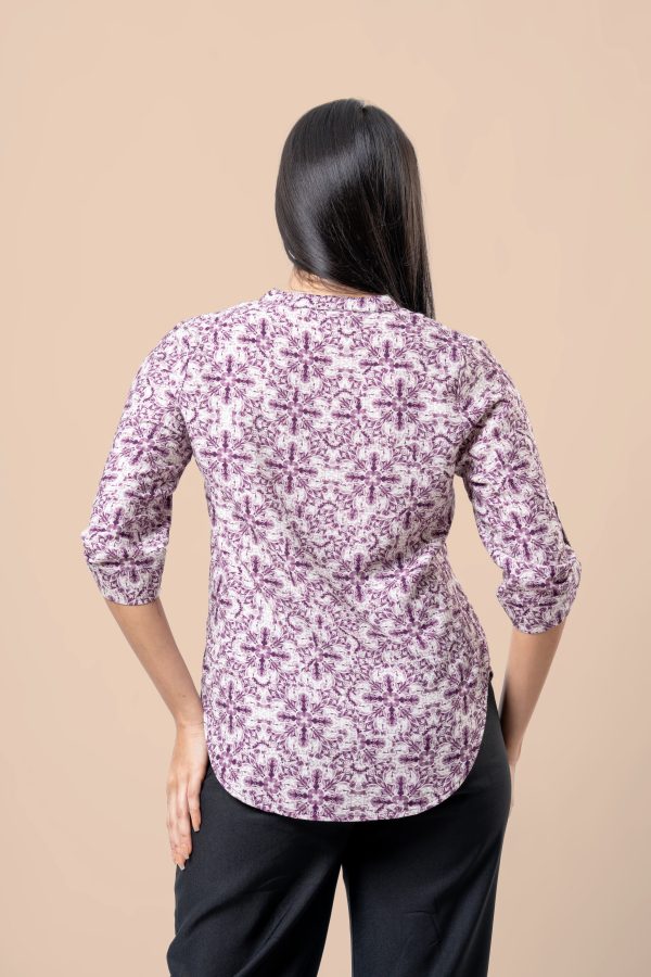 Sleeve Tab Detail Shirt Blouse - Image 6
