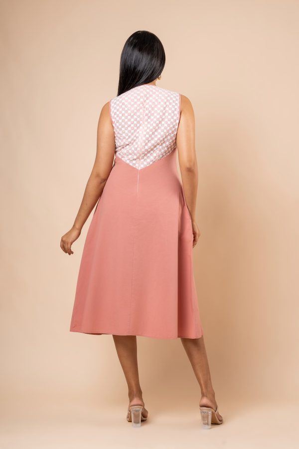 Sleeveless Cutlawn Yoke Sleeveless Short Dress - Image 6