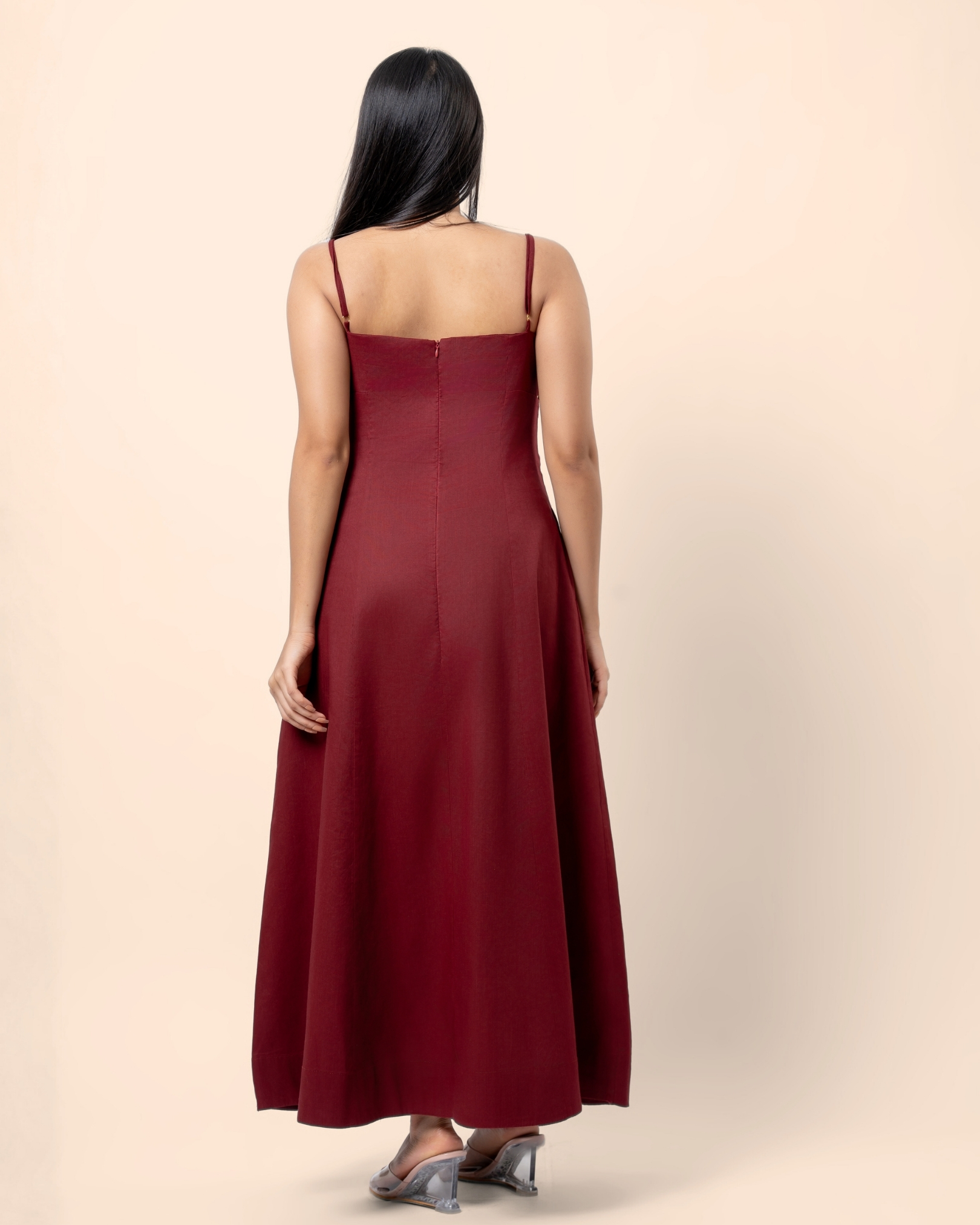 Front Cutout Detail Strappy Maxi Dress - Image 5